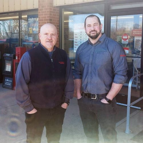 Clint Reid has handed over the reins of Verona Foodland to his son-in-law, Josh Dumaresq.